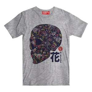 Celebrate Día de Muertos (Day of the Dead), Cinco De Mayo or every day with this colorful Sugar Skull shirt in Grey. The best-looking, most comfortable, softest t-shirt's available anywhere. The Oldskull Express Collection features vintage styled t-shirts with a strong Japanese influence combined with Americana, retro and streetwear design elements. The result is unique design you will only find at Oldskull Shirts USA the best shirt store in North America.